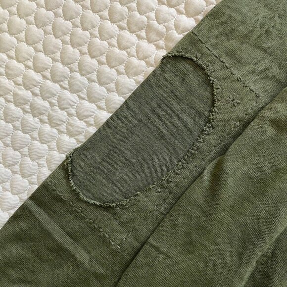 NWOT Kenzo men's Embroidered linen blend sweater Size XXL Green - Picture 11 of 14